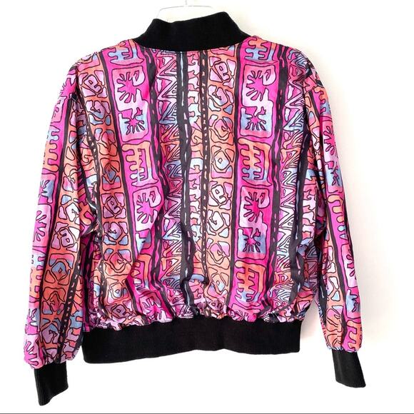 Vintage Y2K Forteza Pink Nylon Jacket Windbreaker size large - Picture 6 of 6